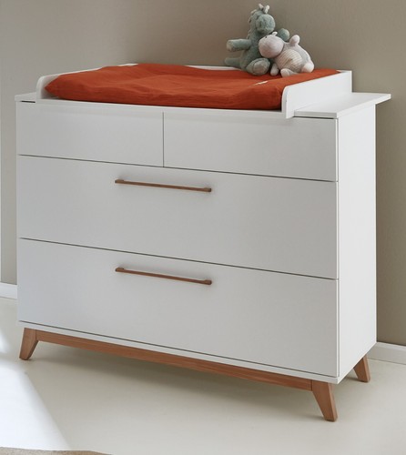 Babyzimmer Set Lina 2-tlg. Wickelkommode, Babybett - Bild 2 von 15