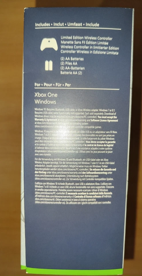 MICROSOFT XBOX ONE PAD ( GEARS OF WAR 5 ) WIRELESS CONTROLLER - ICE WRITE- NEW - Immagine 3 di 4