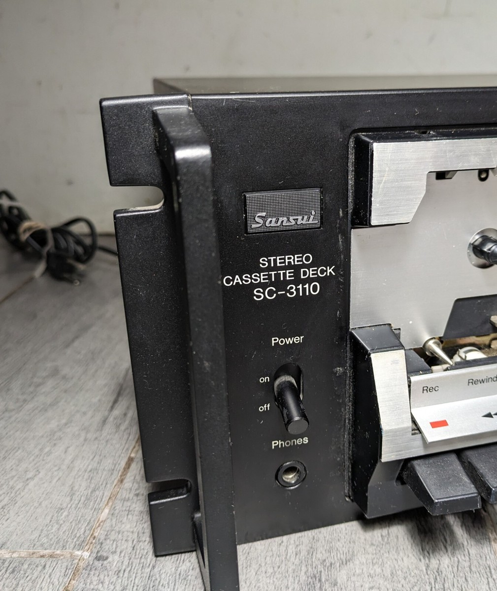 SANSUI SC-3110 カセットデッキ 【公式通販】
