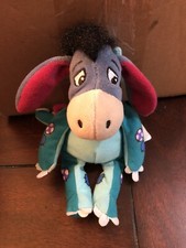 Disney Mouseketoys Eeyore in Dinosaur Costume 9" Mini Bean Bag Plush Stuffed Toy