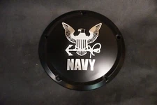 U.S. Navy Smooth Black Primary Clutch Derby Cover 16+ Harley FLHT Touring 78165