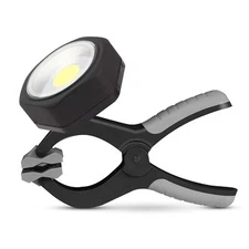 250 Lumens Cob Led Clamp Light Magnetic Rotatable Grill Light Black