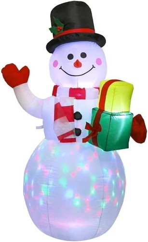 5FT Christmas Inflatable Snowman With LED Light Outdoor Yard Xmas Decoration US - Picture 13 of 14