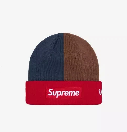 SUPREME x NEW ERA Box Logo Beanie Multicolore / 24FW / 100% Authentique
