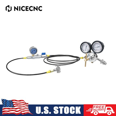 #ad #ad NICECNC Shock Nitrogen Regulator Fill Kit w No Loss Chuck with 600psi gauge $179.55