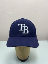 MLB Tampa Bay Rays Youth Hat New Era 39THIRTY Stretch Fit Navy Cap