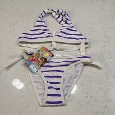 NWT New Zealand Snapper Rock UPF 50 Girls Size 8 2 piece Swimsuit Bikini Cute