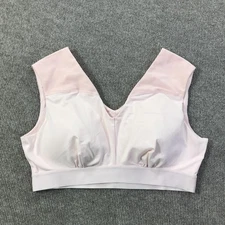 Tommie Copper Sports Bra Womens 2XL Pink Shoulder Support Activewear Gym Workout