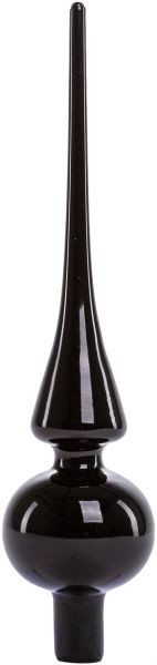 Trendline Christbaumspitze Aus Glas 26 Cm Schwarz Glanz Christbaumspitze-image