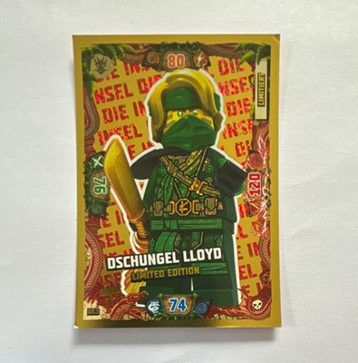 LEGO Ninjago TCG Karte Dschungel Lloyd LE3 Dschungel Foil Limited Deutsch 2021