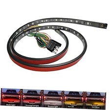 48" LED Tailgate Light Bar Tail Light Strip with Red Running Brake Light White