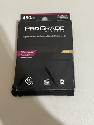 ProGrade Digital 480GB CFexpress 2.0 Type A Gold Memory Card