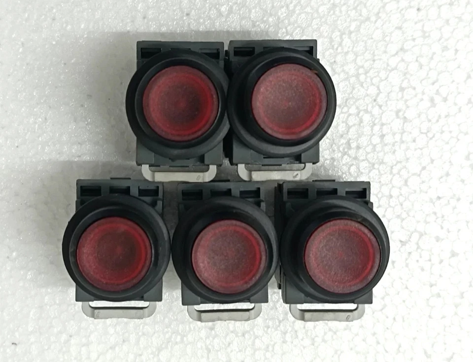 ABB 1YHB00000000843 MCB-01 PUSH BUTTON CAP COLOR RED 5X LOT - Image 2 of 4