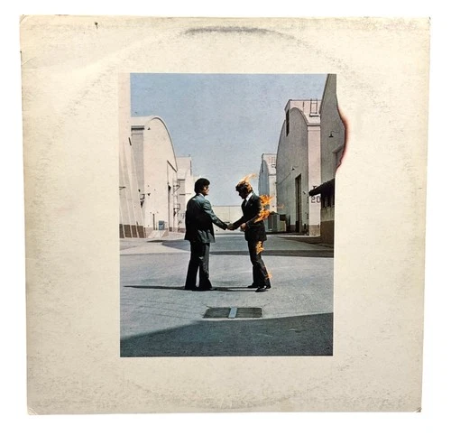 Pink Floyd Wish You Were Here 1975 LP Vinyl Record EMI Harvest & Postcard