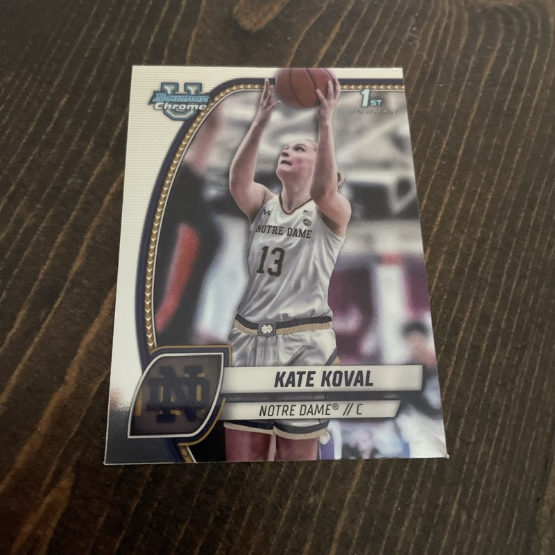 2024-25 Bowman U Chrome Kate Koval Stealth Refractor #42