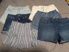 Girls 10/12 Denim Shorts Lot