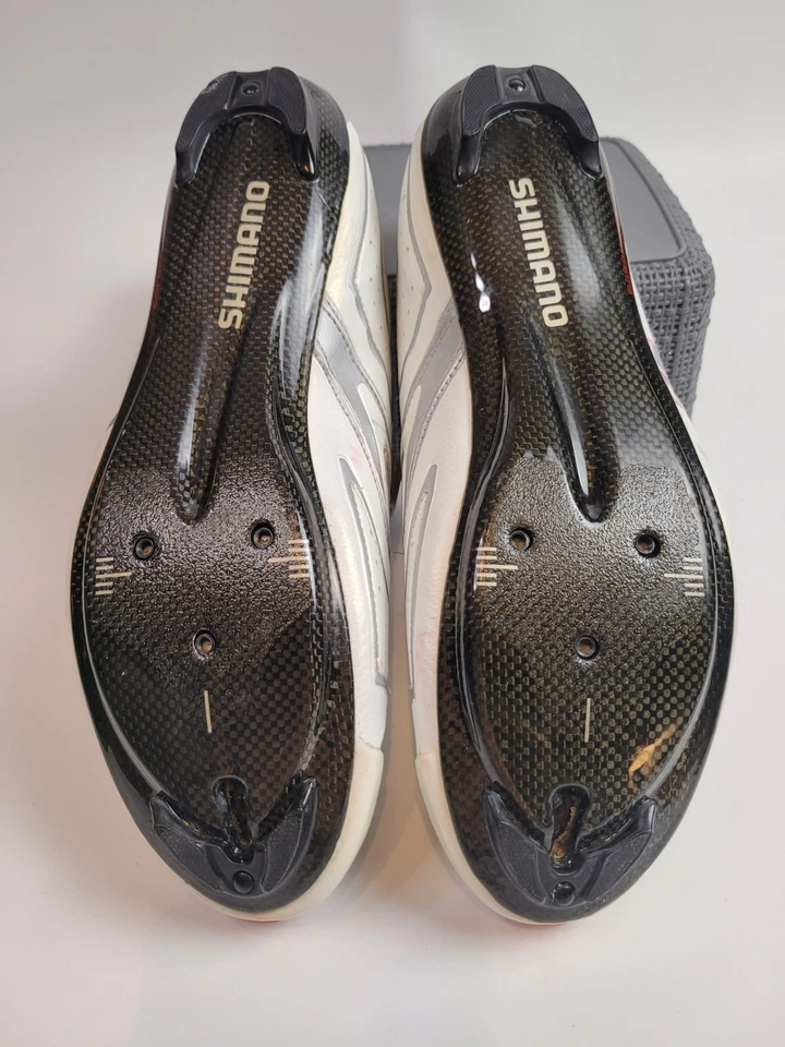 Zapato de ciclismo Shimano Pedaling Dynamics SH-R160W talla 10,5 para mujer (45) blanco/gris Foto 2 de 4