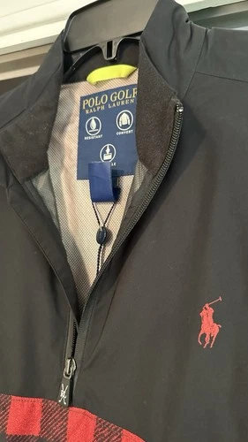 Polo Ralph Lauren RLX Polo golf Waterproof Zip Sleeve Jacket 1/4 Zip Lumberjack - product listing photo