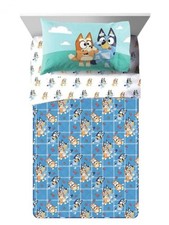 Bluey and Bingo Kids Twin/Full Blanket Sheet Set-W158882240843, W27882332303