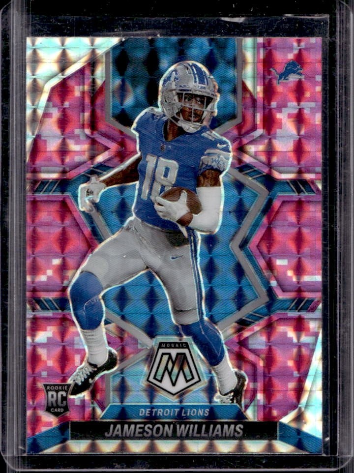 Jameson Williams Panini Mosaic #316 Pink Camo