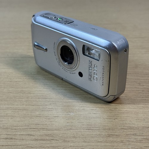 Pentax Underwater Digital Camera Optio W10 6.0MP Silver Tested - Picture 3 of 13