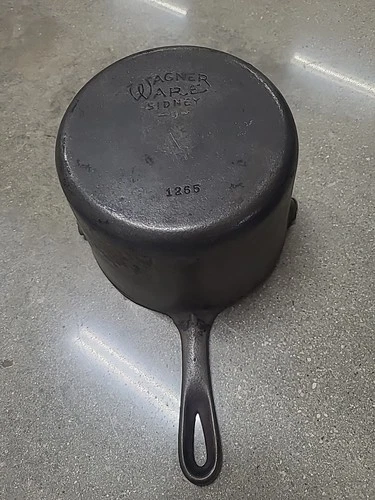 WAGNER WARE SIDNEY  OHIO CAST IRON 1265   Fryer