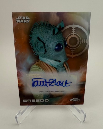2025 Topps Chrome Star Wars Greedo Autograph