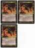Shivan Wurm x3 3x 2001 Planeshift Multi-Color Rare Creature MTG SP - NM AZ1