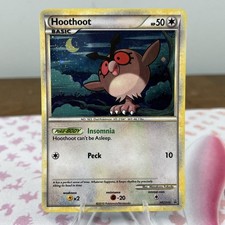 Hoothoot HGSS05 Hgss Holo Pokemon Card LP *SWIRL* on eBay