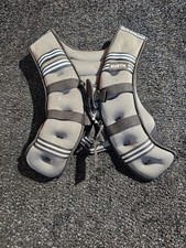 ZUETK 15LB Gray Weight Vest Reflective Stripe for Men Women Workout Training