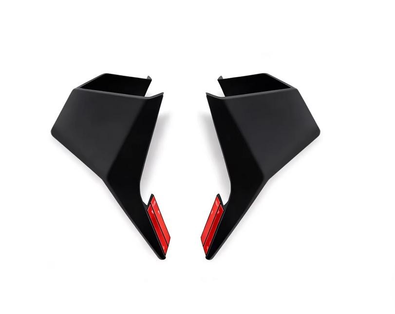 Green Side Winglets Spoilers For Kawasaki Ninja ZX10R ZX10RR 2021