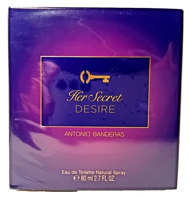 EAU DE TOILETTE ANTONIO BANDERAS HER SECRET DESIRE 80ML/2.75 FL OZ (BOÎTE... - Photo 1/2