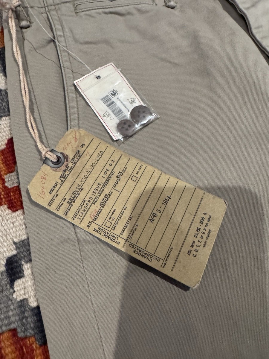 RRL NWT Field Chino Pant Khaki 27 (30x28 Actual) $220 Double RL