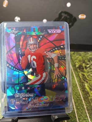 2025 Vivid #gb-32 Joe Montana In Glorious technicolor (1/1) Blue Ice