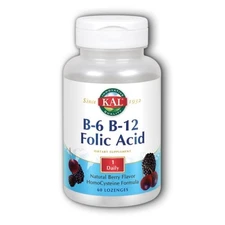 B-6, B-12, Folic Acid 60 Lozenges By Kal