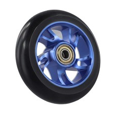 2 Pack Scooter Wheels 100mm with Polyurethane Tires and Aluminum Alloy Hub
