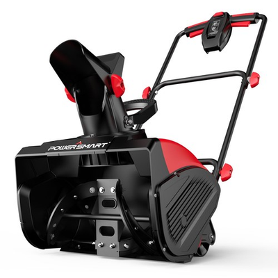 #ad PowerSmart 18 Inch Eletric Snow Blower 120V 30ft Throw Easy Control Compact $98.99