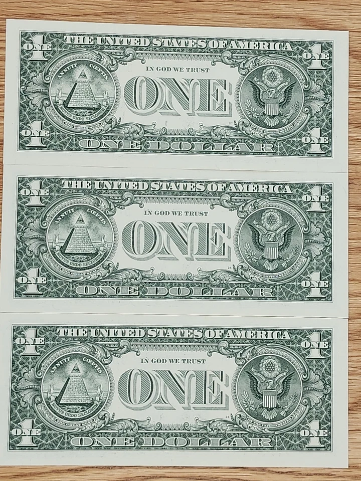 2009 $1 "STAR NOTE" LOT (3) CLEVLAND DISTRICT UNC/GEM CONS SERIAL # NOTES - Image 2 of 4