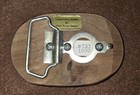Vintage WILD TURKEY, Gobbler Wooden Belt Buckle Artist Dale Larison #737 / 1000 — photo 2