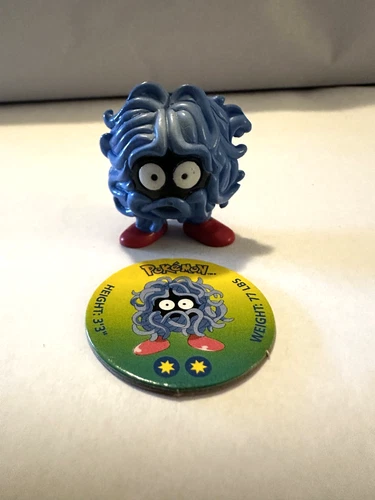 1999 Pokemon Tomy Vintage Tangela Figure w/ Battle Disc