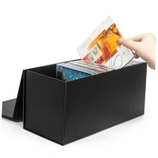 CD Storage Box, DVD Storage Box- Durable 5.2 x 5.75 x 12 12x5.2x5.75 inches