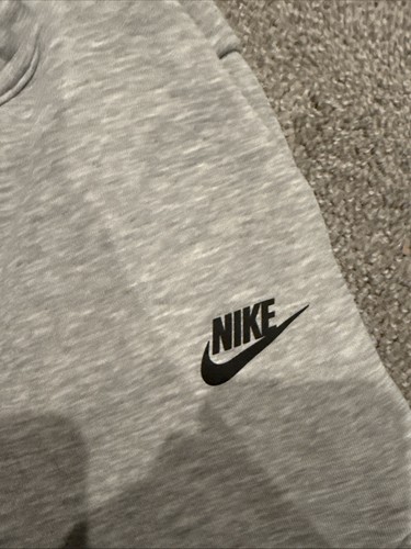 Nike Tech Fleece Sweatpants Youth Large L Gray Joggers Athletic Drawstring - Picture 2 of 4