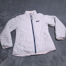 Patagonia Youth Girls 14 XL Puffer Sweater Jacket Coat Full Zip