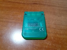 OEM Sony SCPH-1020 Playstation 1 PS1 Memory Card - Green *TESTED* NTSC U/C USA