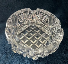 Crystal Ashtray Cigar Cigarette, Heavy
