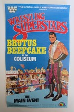 Vintage 1985 LJN Wrestling Superstars Brutus Beefcake WWF WWE Toy Poster