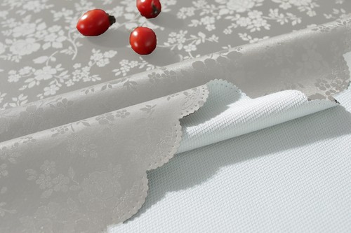 Waterproof Vinyl Tablecloth, Rectangle Heavy Plastic Tablecloth, Wipeable Spi... - Picture 3 of 6