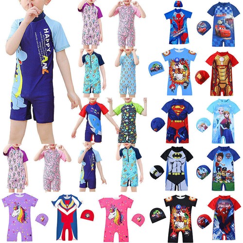 Costume da bagno intero bambini ragazzi ragazze costume da bagno sole UV spiaggiaん