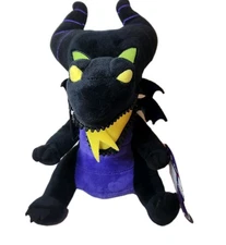 Quantum Mechanix Disney Maleficent Zippermouth Dragon 9 Inch Plush NEW READ