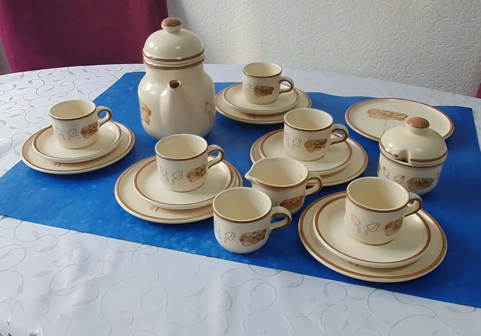 Wächtersbach W. Germany 20 tlg Kafferservice - Bild 1 von 4